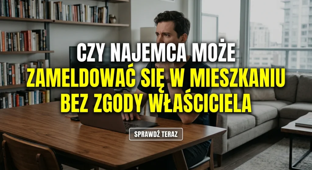 Najemca może zameldować się bez&nbsp;zgody właściciela – zakaz meldunku w&nbsp;umowie najmu jest nieskuteczny