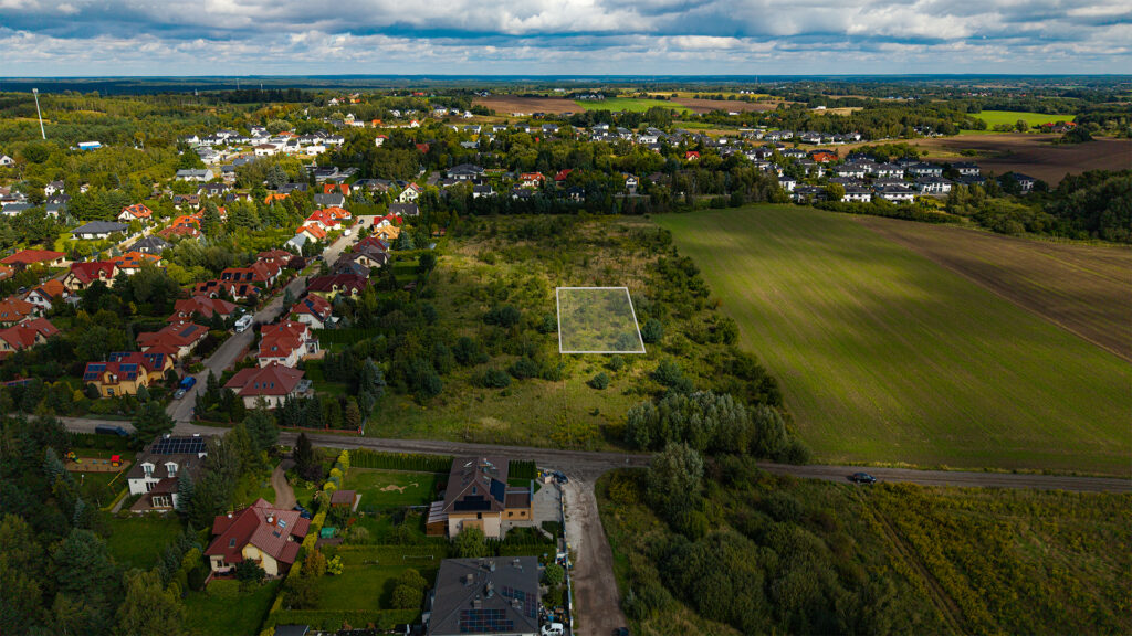Morasko ul. Nad Różanym Potokiem Działka 1266 m². Plan Miejscowy